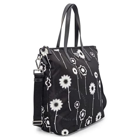 prada printed nylon tote nero primula|prada nylon tote review.